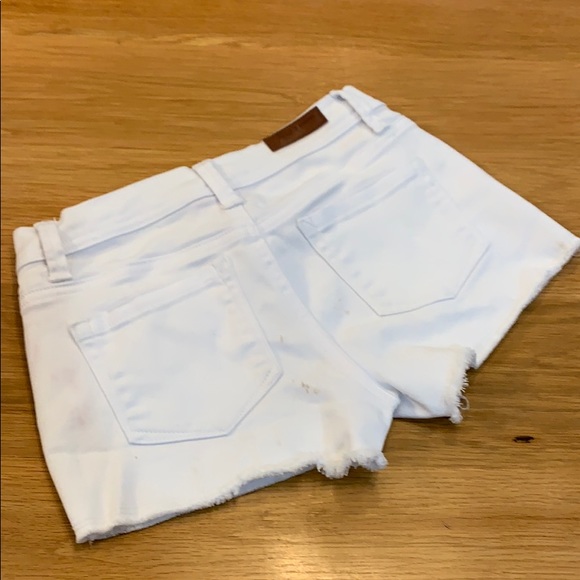 Pinc Girls White Cut off Jean Shorts size 12/14 - Picture 3 of 7